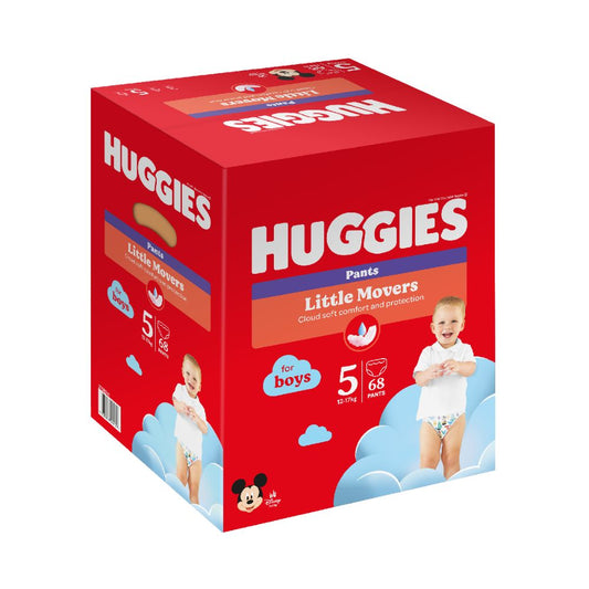 Huggies Little Movers Pants Box - Nr 5 / Baieti / 68 buc [ps:a88137a8-562c-4154-ae75-59b47feb4ec6]