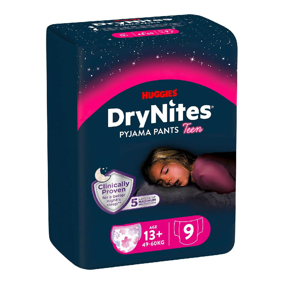 Huggies DryNites Pants de noapte - 13+ ani / Fete [ps:be75e3a4-0351-490e-8a77-daa15fd41139]
