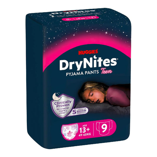 Huggies DryNites Pants de noapte - 13+ ani / Fete [ps:be75e3a4-0351-490e-8a77-daa15fd41139]