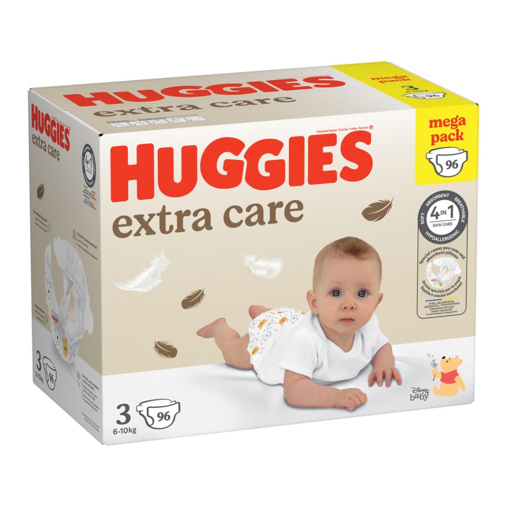 Huggies Extra Care - Nr 3 / 96 buc [ps:23402245-3d0e-4700-ac8a-8aa5781598d6]