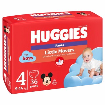 Huggies Little Movers Pants - Nr 4 / 30 buc [ps:c01fd094-6709-4db6-b4be-d4481506257a]