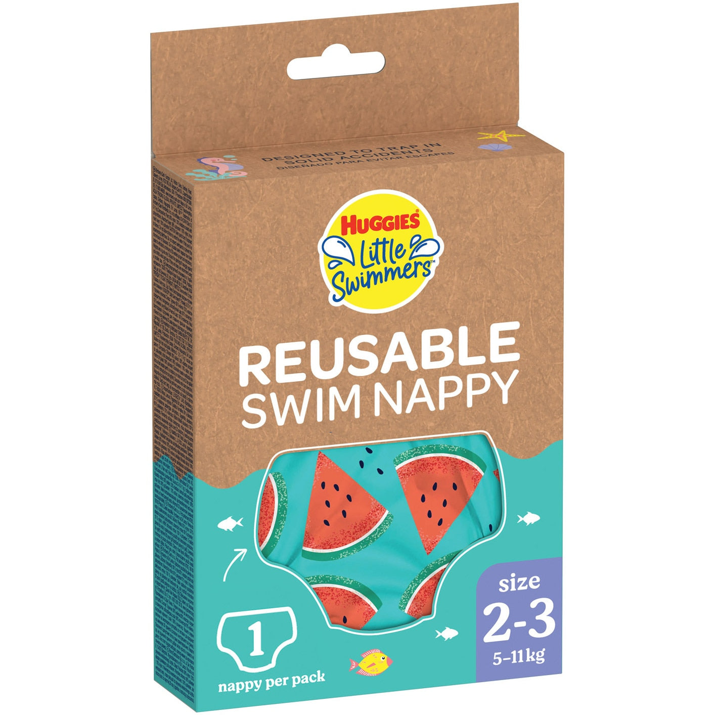 Huggies Little Swimmers Chilotei de baie refolosibili - Nr 2-3 / Watermelon [ps:30a264bd-e1f8-4568-b0f9-ac49e1fa2ffe]