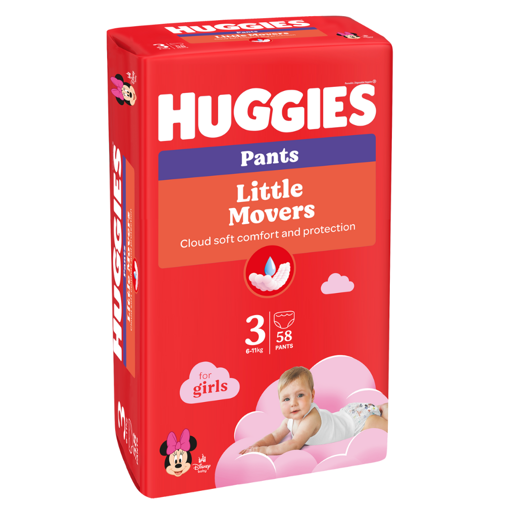 Huggies Pants D Mega RH - Nr 3 / Fete / 58 buc [ps:ca1dbbf5-e50e-4693-a748-d3f1632553b5]