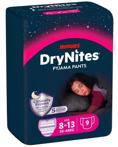 Huggies DryNites Pants de noapte - 8-13 ani / Fete [ps:312e90c2-ceaf-45db-8b1b-e7a9b2982e9c]