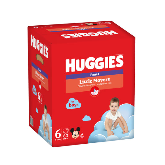 Huggies Little Movers Pants Box - Nr 6 / Baieti / 60 buc [ps:cf0062e3-5830-4cef-b864-570da79dd9ad]