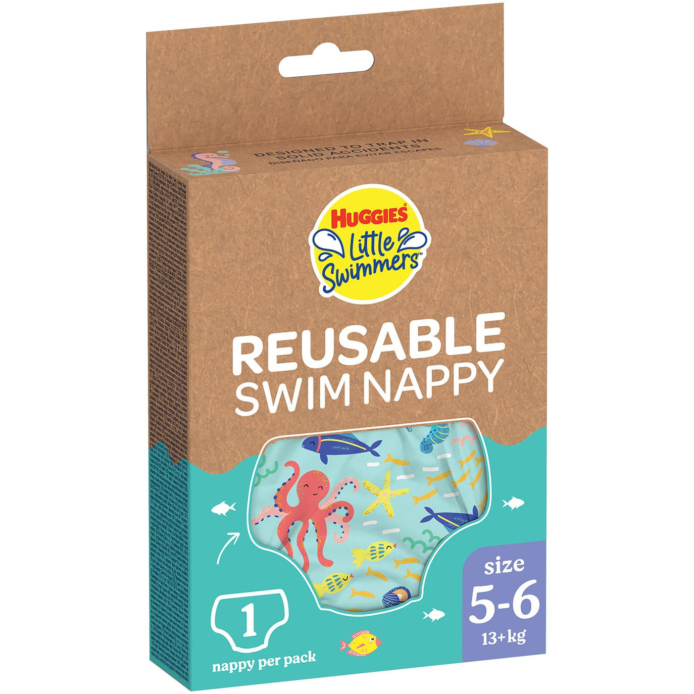 Huggies Little Swimmers Chilotei de baie refolosibili - Nr 5-6 / Undersea [ps:2ae99cd2-ff6d-4813-a212-dd32243218f9]
