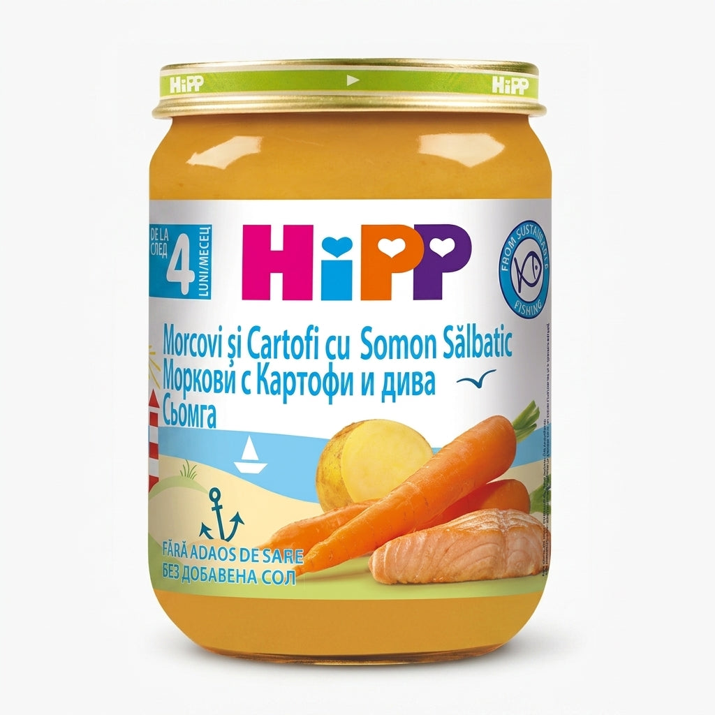 *HiPP MENIU MORCOVI SI CARTOFI CU SOMON SALBATIC 1 (HPMMORCARTSOMON) [ps:133415b8-eeaa-448c-b125-61b9ac4a3e79]