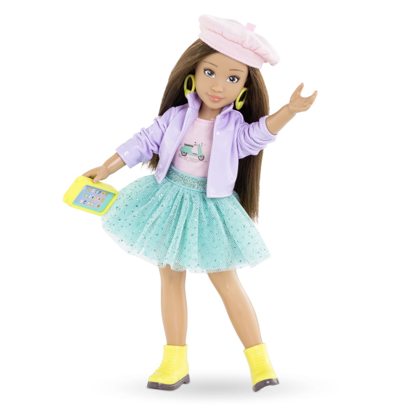 COROLLE SET SAPTAMANA MODEI LA MILANO PAPUSA LUNA 28CM Simba - Imagine 10