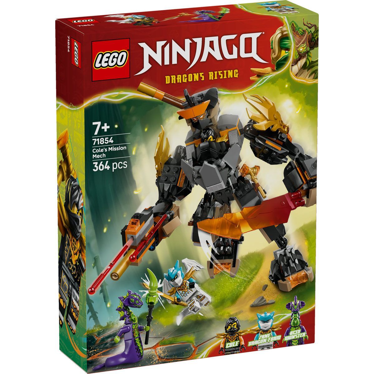 LEGO NINJAGO ROBOTUL DE MISIUNE AL LUI COLE SI DRAGONUL ZANE 71854 [ps:e2ecf4ba-60b8-4ab9-9938-3d7216a58704]