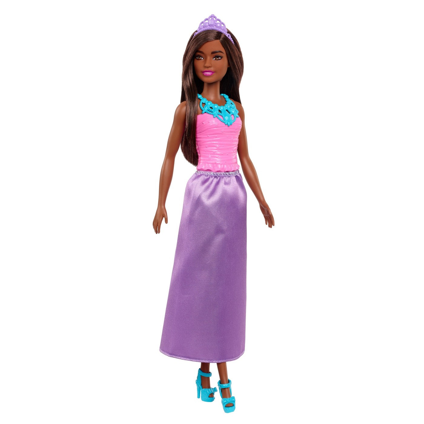 BARBIE PAPUSA PRINTESA DREAMTOPIA CU CORONITA ALBASTRA - Imagine 10