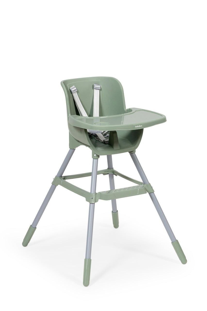 Scaun de masa pentru copii, BabyJem, bej - Verde