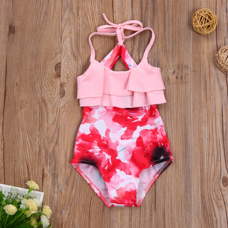 Costum de baie Trandafir Drool (Culoare: Roz, Marime: 80) - Imagine 10