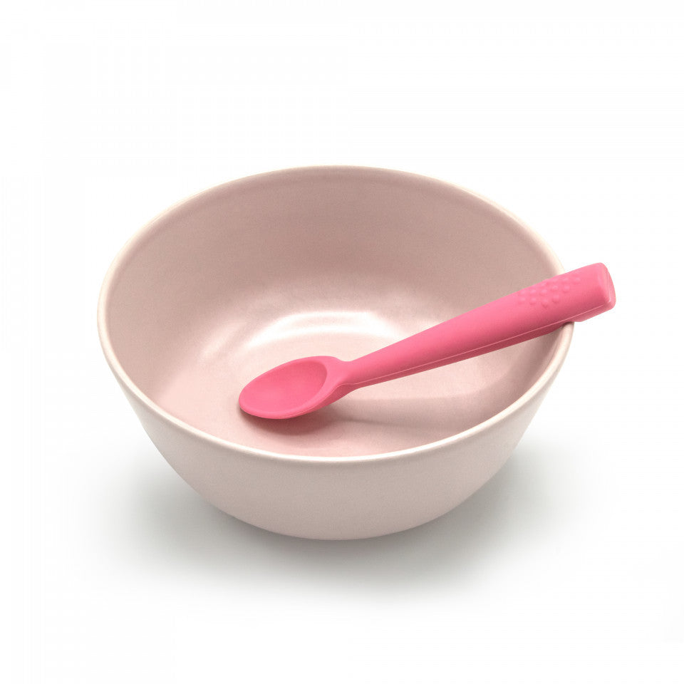 Lingurita din silicon BabyJem (Culoare: Turcoaz) - Roz