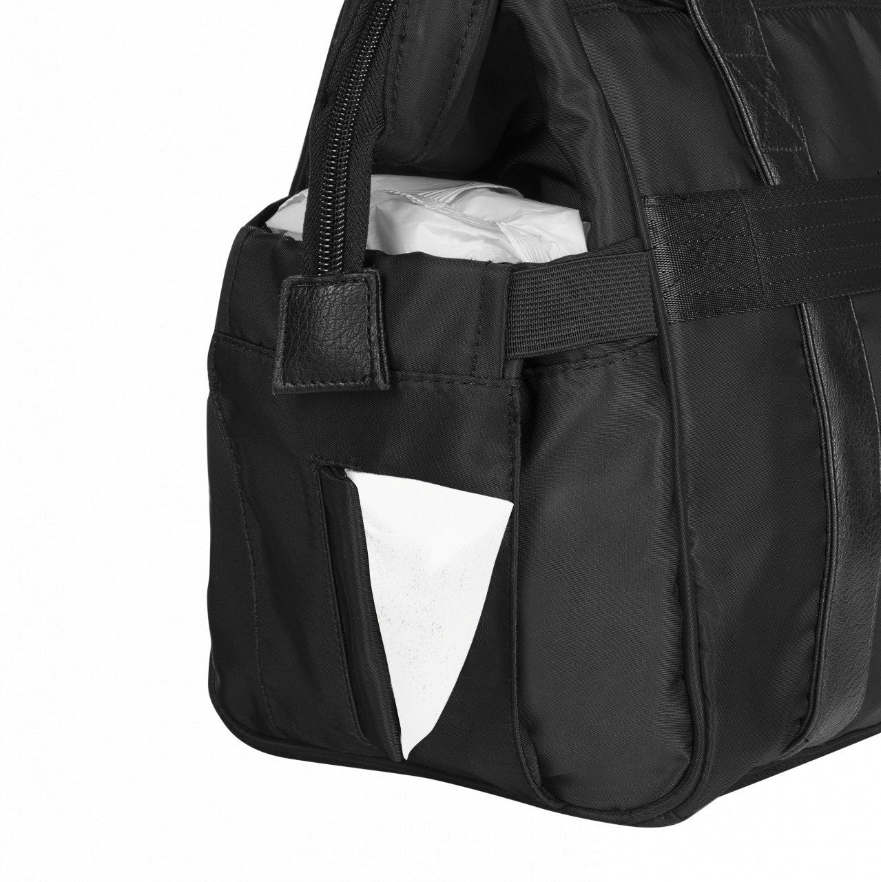 Geanta multifunctionala pentru parinti Skiddou Inger, Onyz Leather, Ne - Imagine 5 [ps:3e51702e-c965-4e61-a2a3-3215ef2f09da]