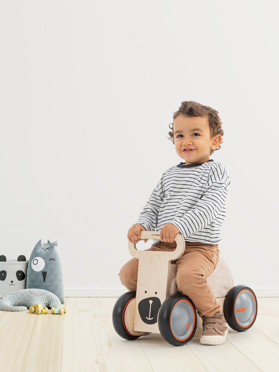 Masinuta ride-on, premergator si carucior de jucarii - Imagine 10