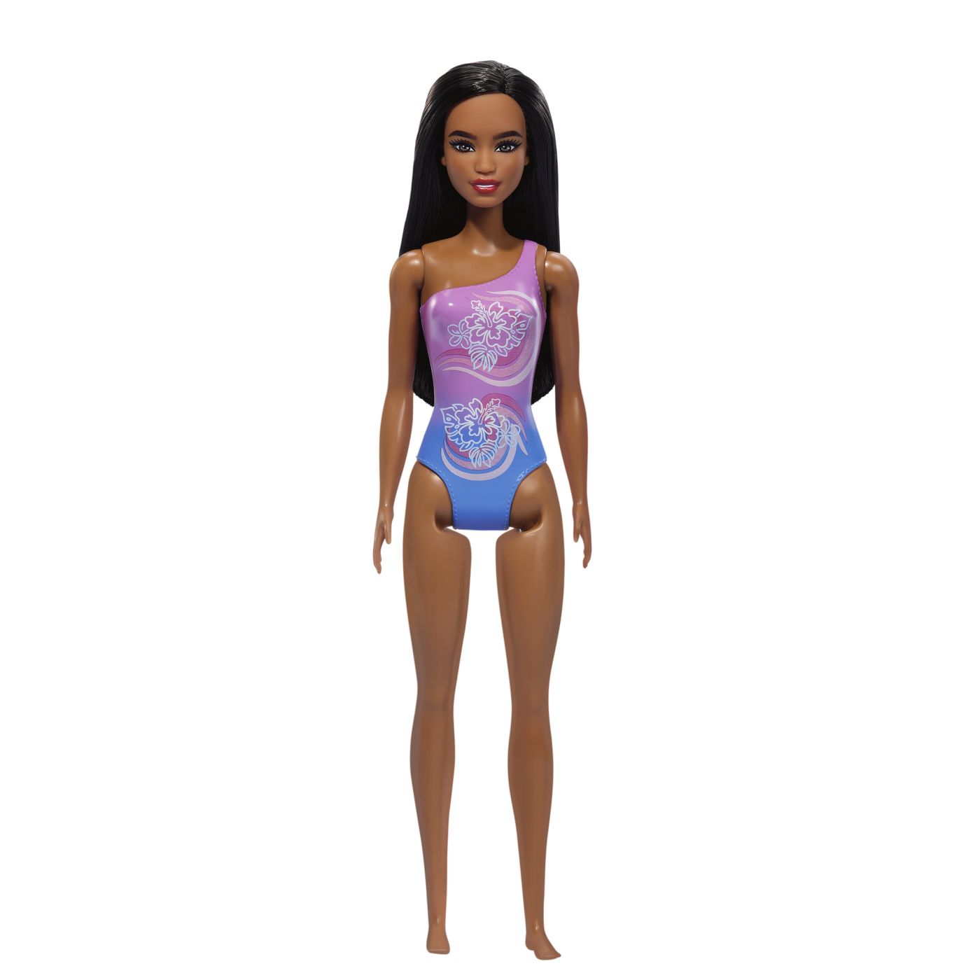 PAPUSA BARBIE BRUNETA CU COSTUM DE BAIE INFLORAT Mattel - Imagine 10