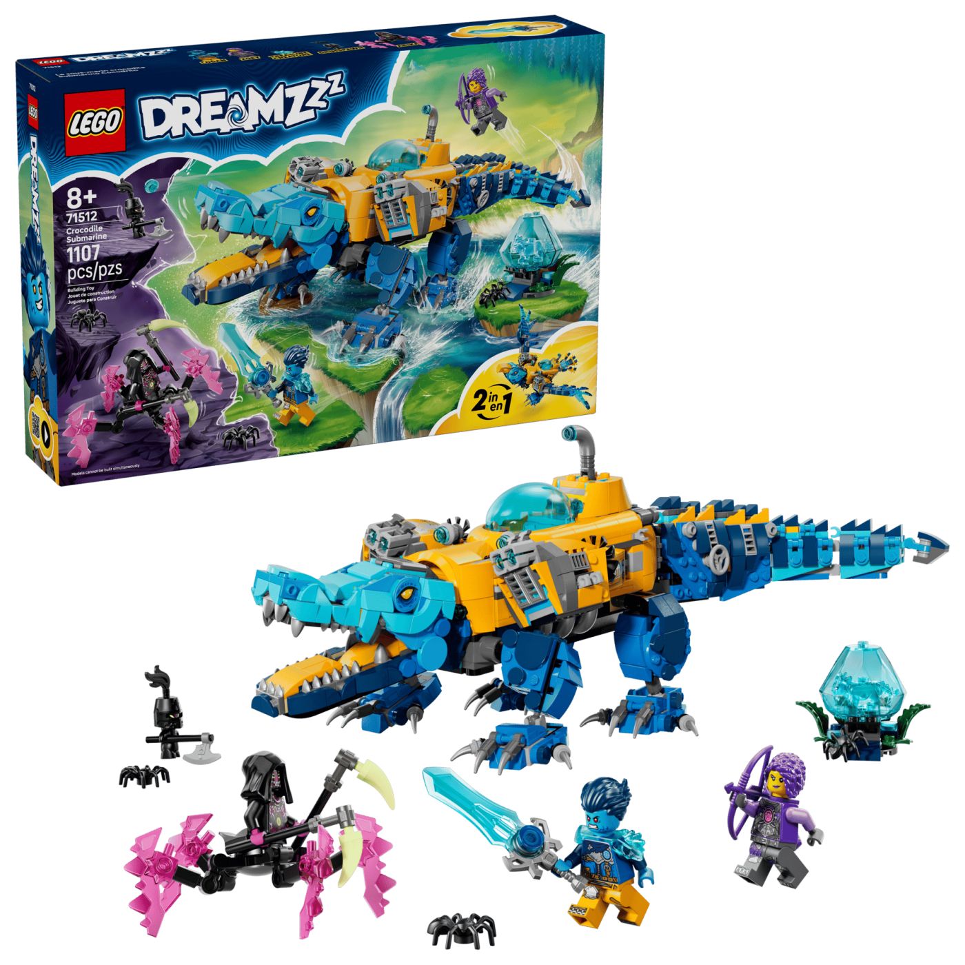 LEGO DREAMZZZ SUBMARIN CROCODIL 71512 - Imagine 3 [ps:bdfcf5e0-fb8c-4548-816a-92dfcb8fef15]