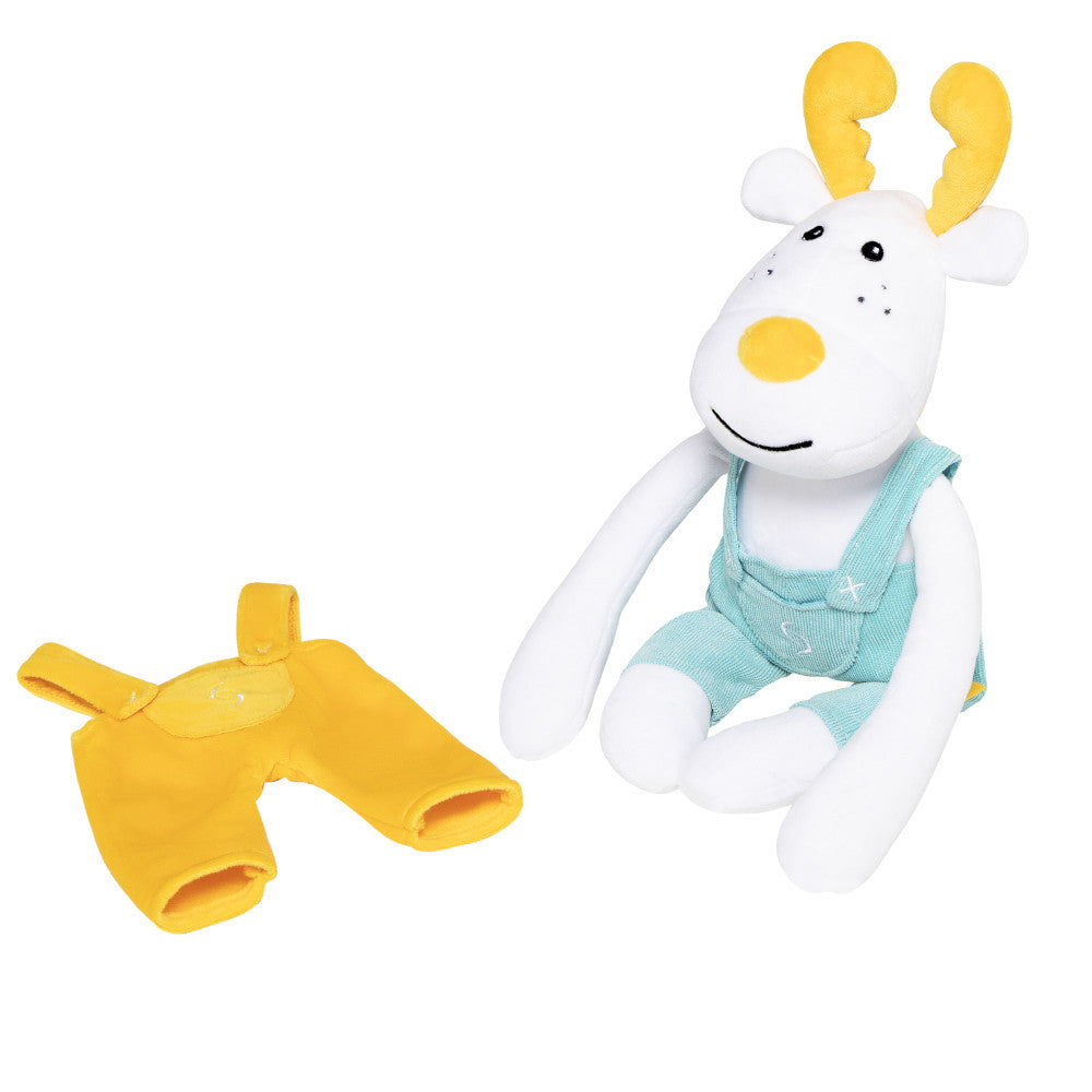 Jucarie ren de plus pentru copii, Skiddou, 30 cm - Imagine 10