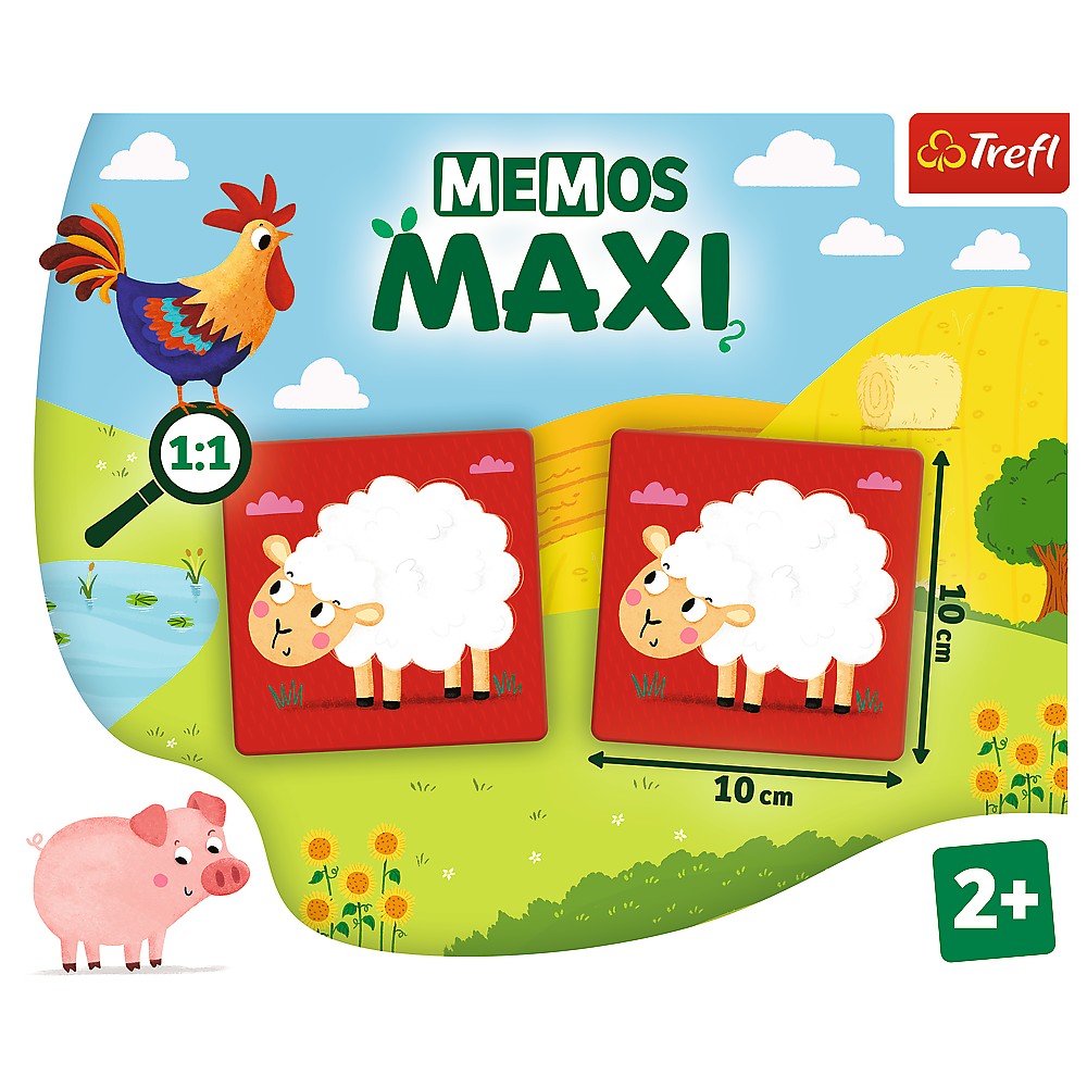 JOC MEMOS MAXI ANIMALE PARINTI SI COPII Trefl - Imagine 10