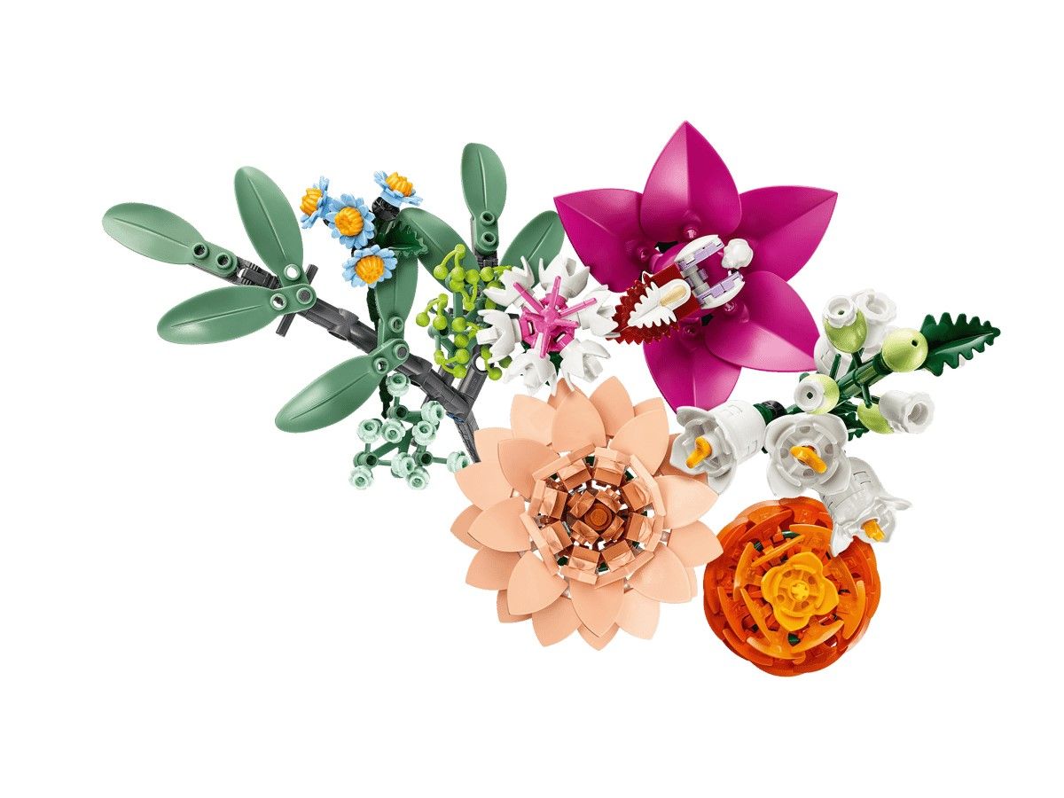 LEGO BOTANICALS BUCHET DE FLORI ROZ 10342 - Imagine 10