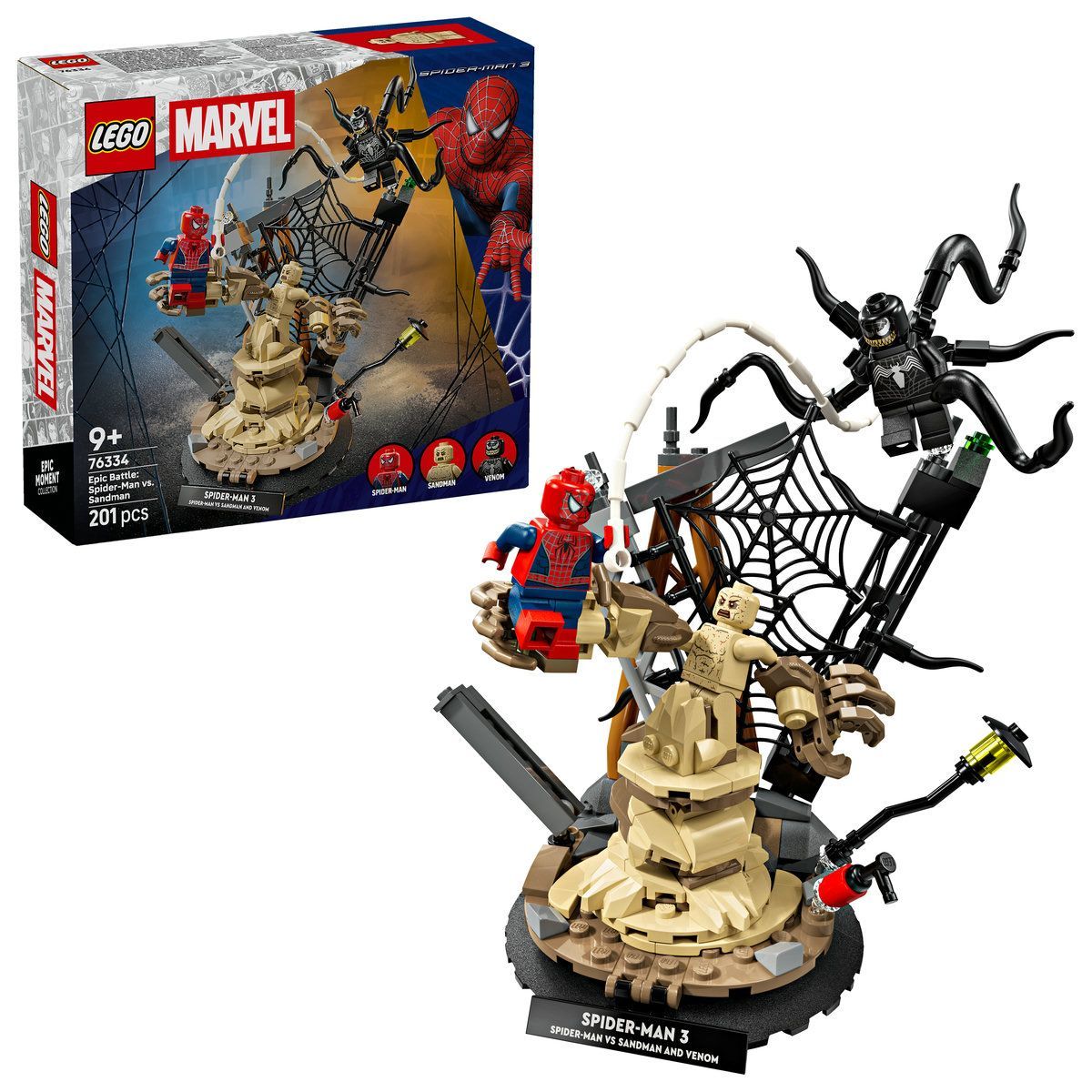 LEGO MARVEL BATALIE MEMORABILA OMUL PAIANJEN VS SANDMAN 76334 [ps:26321b94-1e16-4b12-a819-4e807b824492]