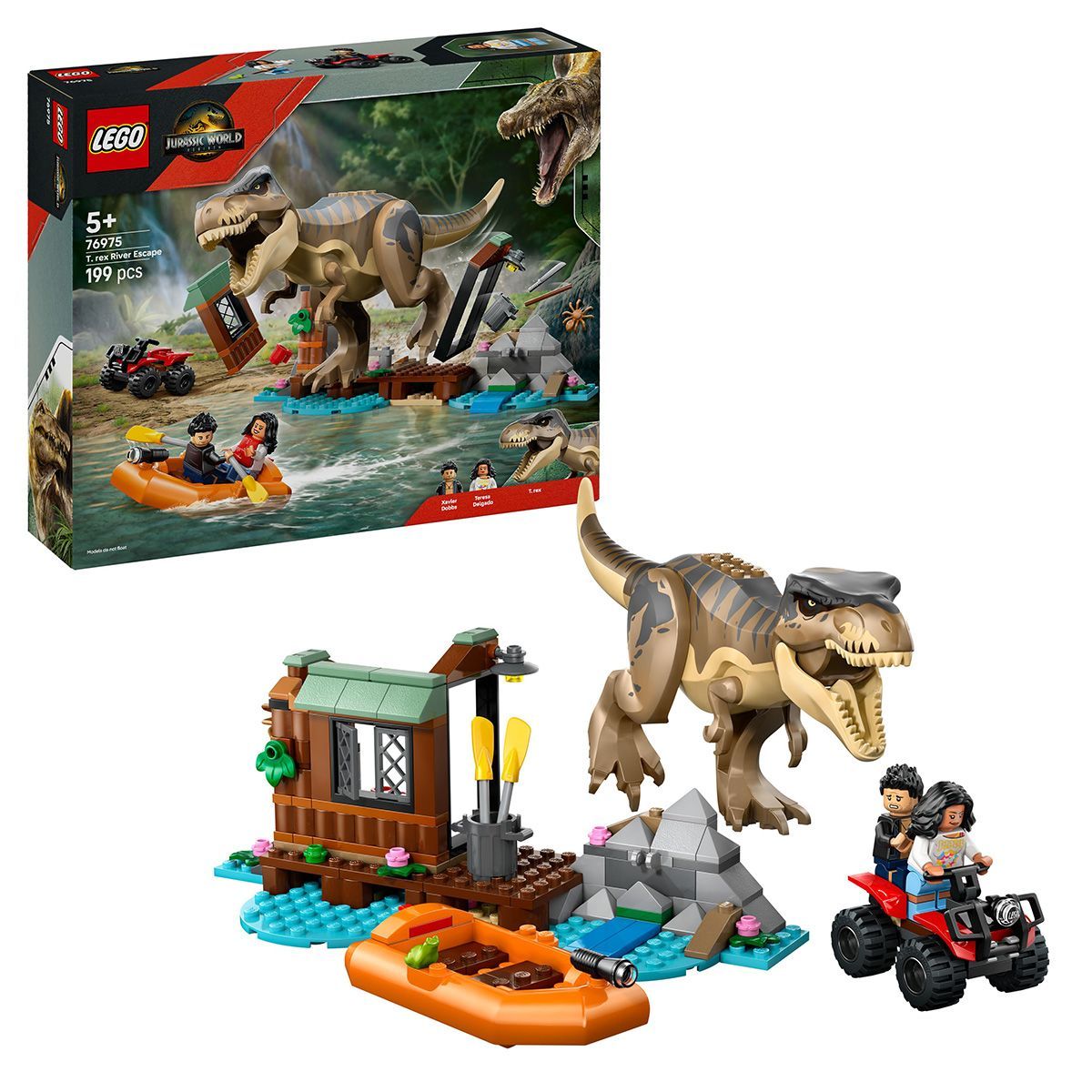 LEGO JURASSIC WORLD RENASTEREA EVADARE PE RAU DIN CALEA UNUI T REX 76975 [ps:3239468c-7506-4771-b9a1-55c7c89bcd1c]