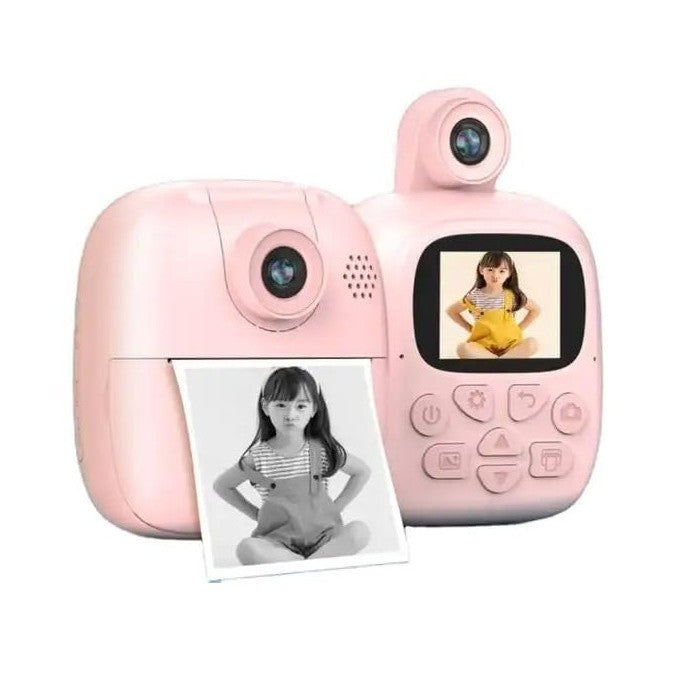 Camera Instantanee Copii Flippy Dinozaur, Verde - Roz (10) [ps:8adfc330-86bc-40c3-bdbb-59a44d3b7458]