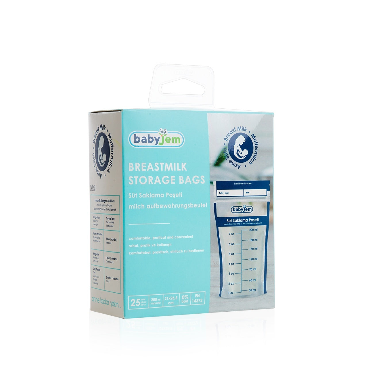 Set 25 pungi pentru stocarea laptelui matern BabyJem - Imagine 9 [ps:8652702a-e742-4aae-99f0-815671eb453d]