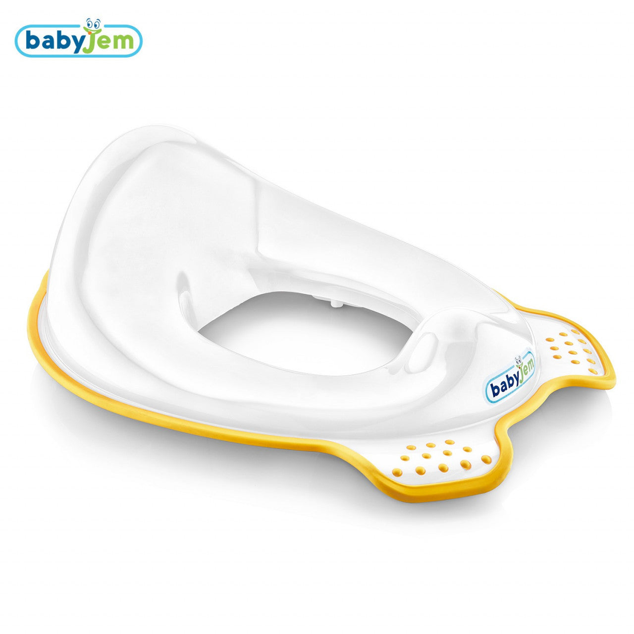 Adaptor colac WC copii BabyJem (Culoare: Alb/Galben) - Imagine 10