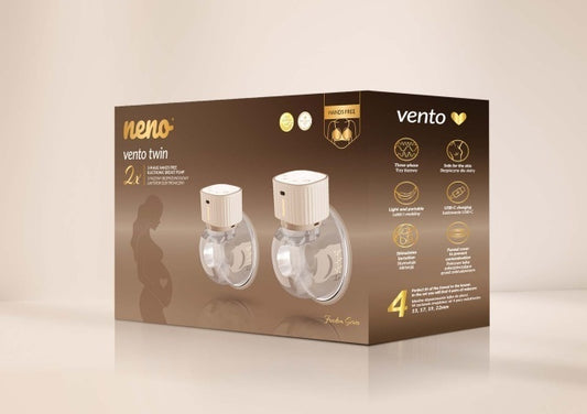 Neno Vento Twin – pompă de sân electrică wireless, cu - Imagine 10