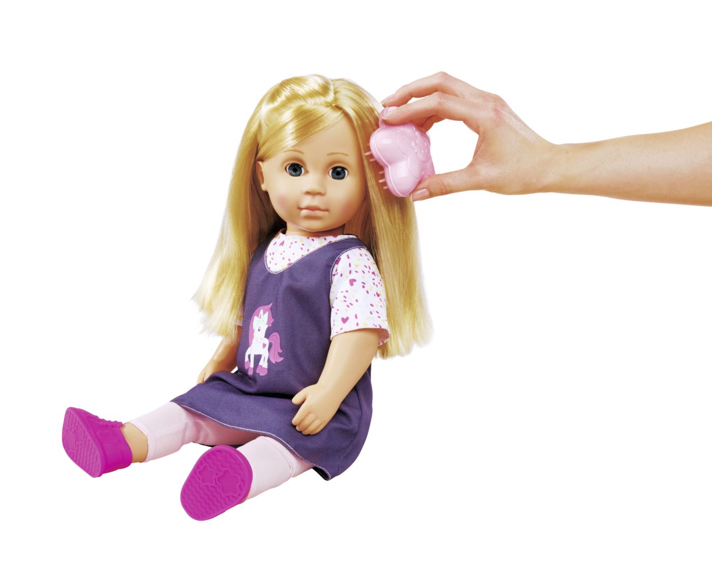 PAPUSA MY LOVE INTERACTIVA CU ACCESORII 43CM Simba - Imagine 8 [ps:2d83b400-f37d-40d8-b647-ce4bd015f666]
