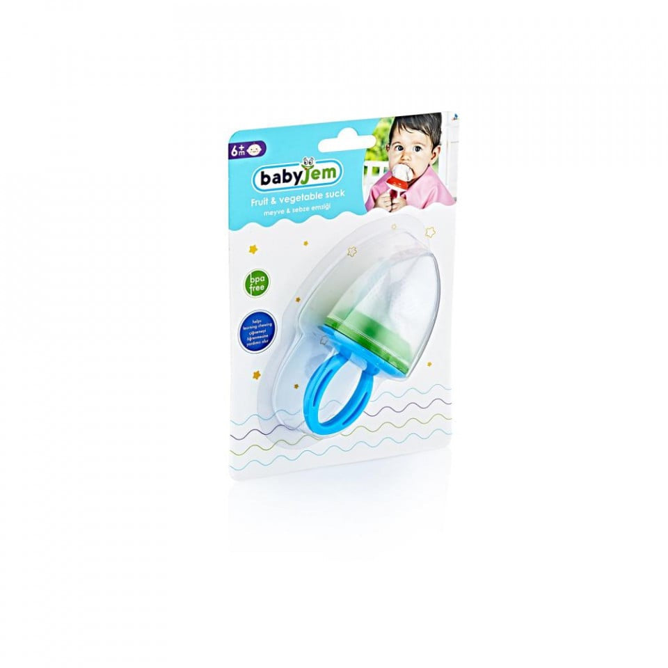 Dispozitiv de hranire Fruits BabyJem (Culoare: Albastru) [ps:f074801d-4dea-4e46-a32e-61e6d55b525f]
