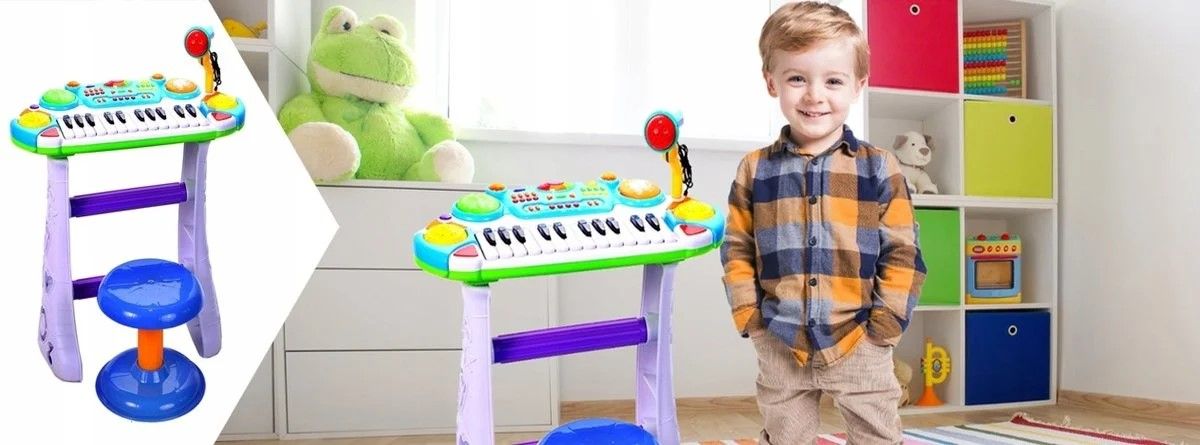INSTRUMENT MUZICAL PIANINA ELECTRONICA MALPLAY CU SCAUN - Imagine 5 [ps:1ace61b5-db6a-4130-847b-20573f8605ce]