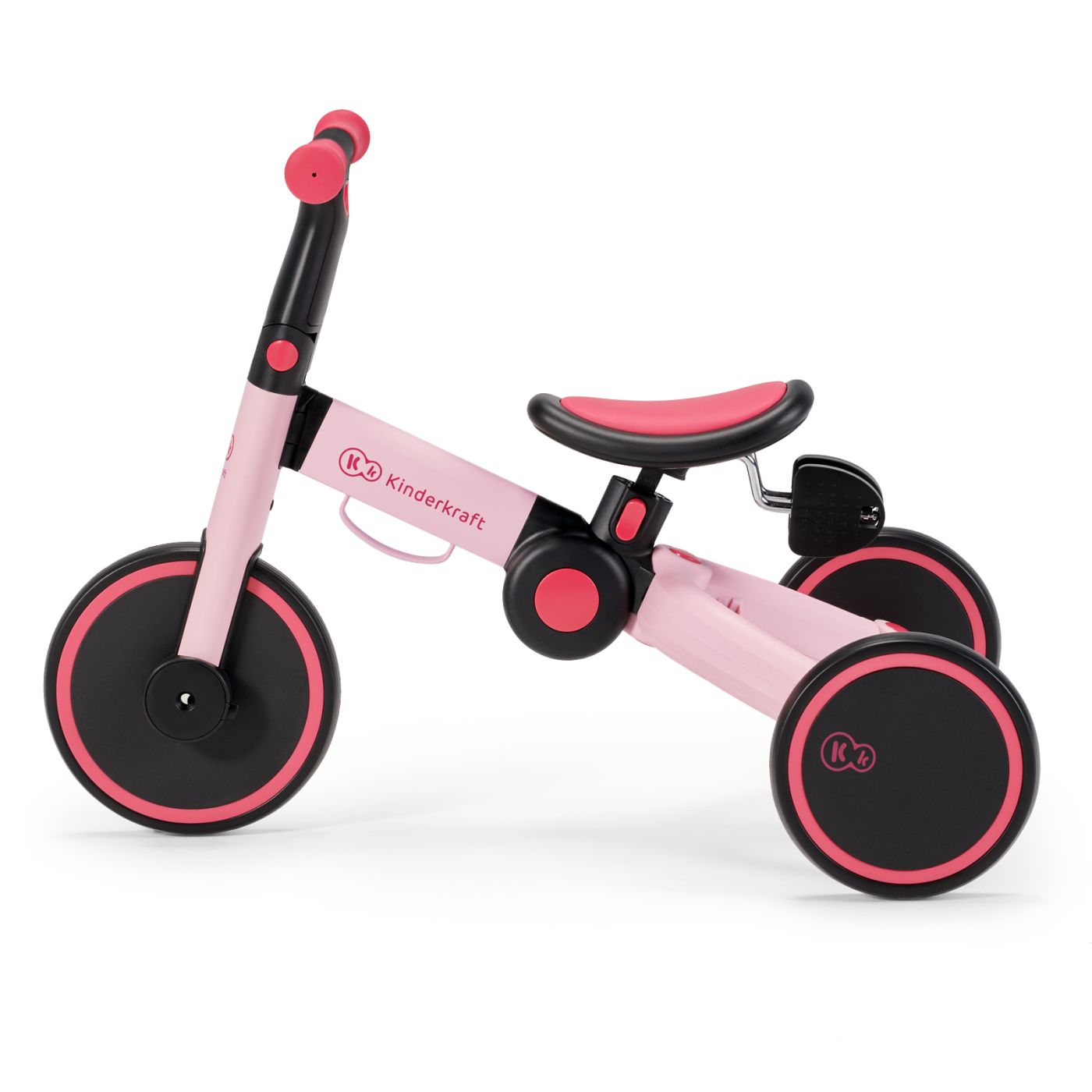 BICICLETA DE ECHILIBRU / TRICICLETA KINDERKRAFT 4TRIKE, CANDY PINK [ps:0facbc22-89e1-46e8-849b-b1d36cff2aaa]