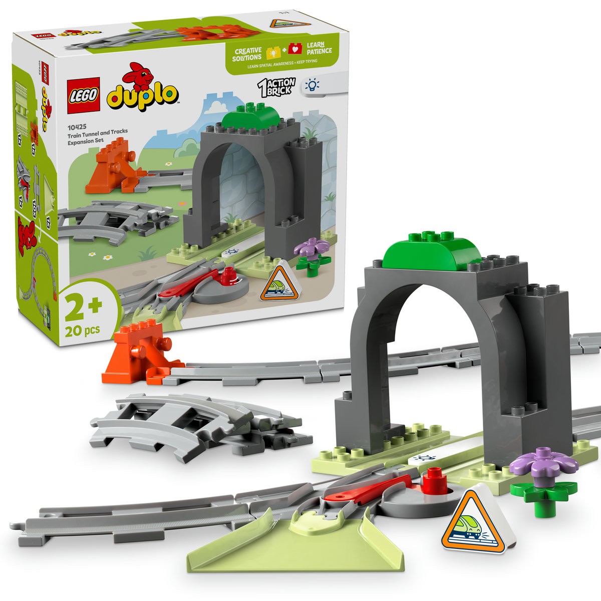 LEGO DUPLO SET DE EXTINDERE TUNEL CU SINE DE CALE FERATA - Imagine 11