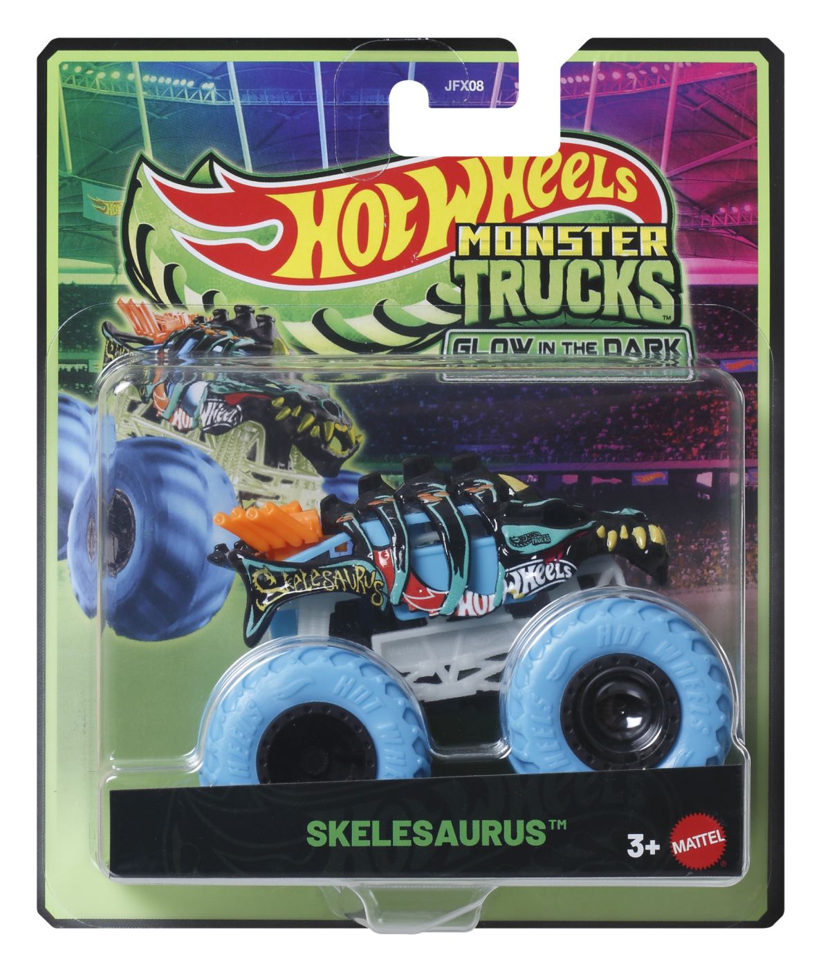 HOT WHEELS MONSTER TRUCK SI MASINUTA METALICA RACE ACE - Imagine 11