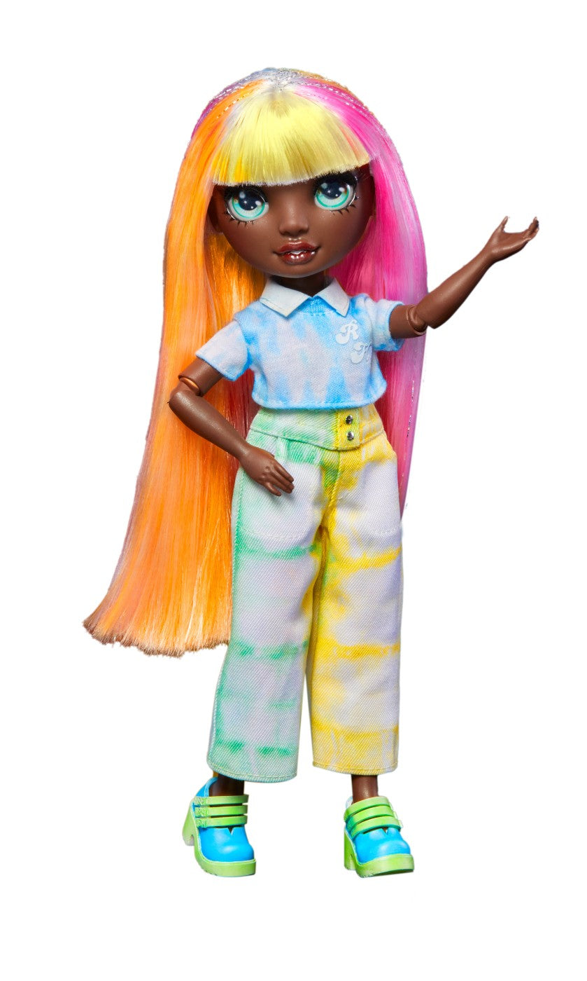 RAINBOW HIGH WATERCOLOR CREATE PAPUSA OCHI CAPRUI MGA - Imagine 11