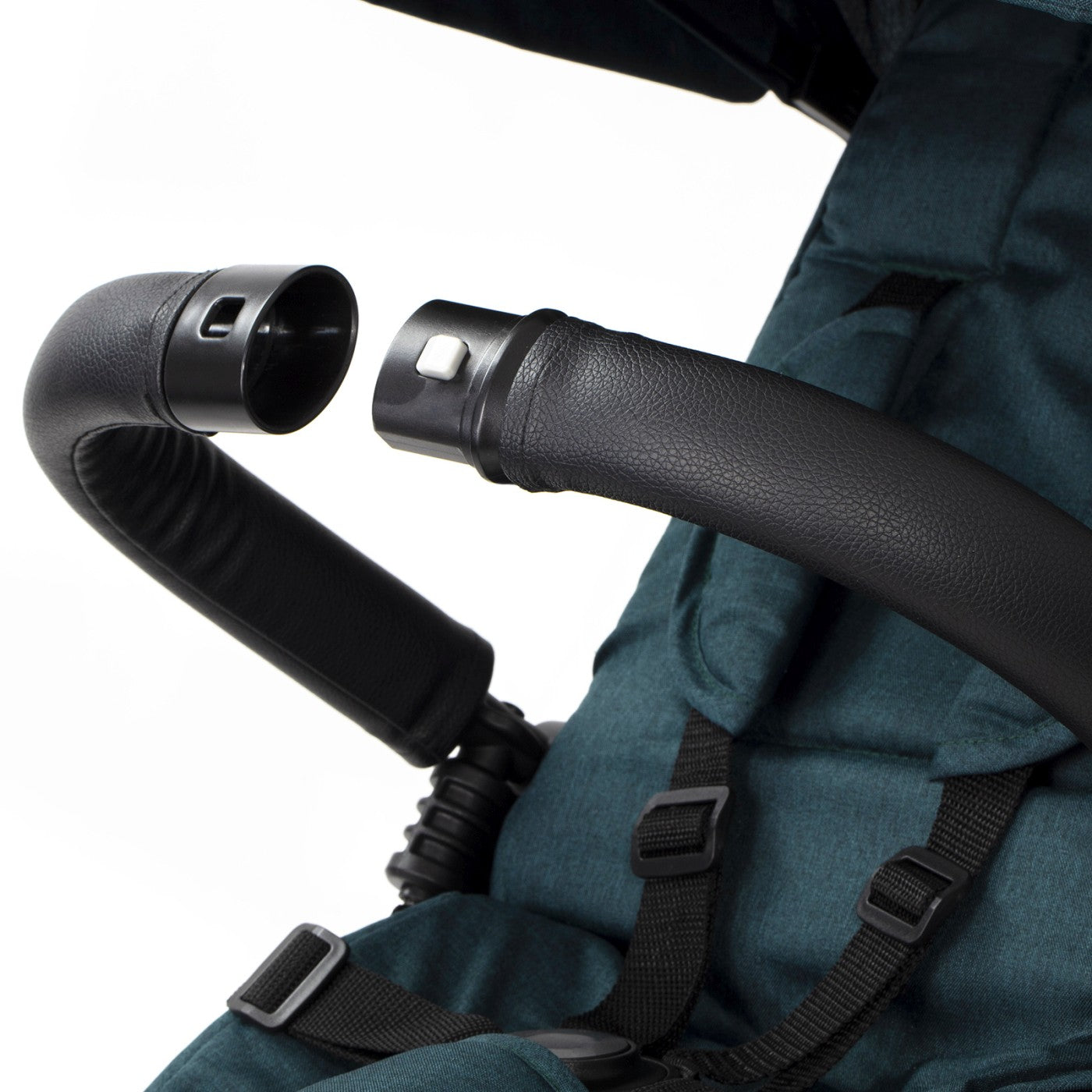 TRICICLETA KINDERKRAFT EASYTWIST, PLATINUM GREY - Verde