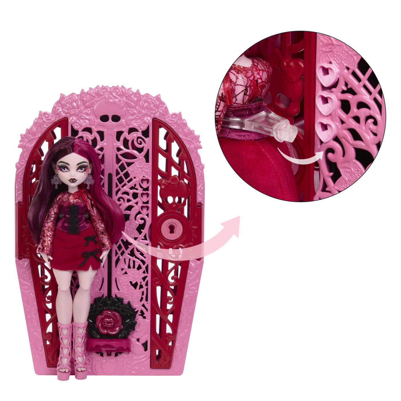 MONSTER HIGH GRADINA DE LA MIEZUL NOPTII PAPUSA - Imagine 11