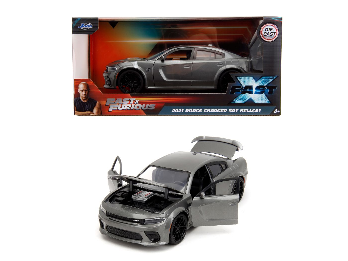 JADA FAST AND FURIOUS MASINUTA METALICA DODGE CHARGER SRT HELLCAT 2021 SCARA 1 LA 24 [ps:8686826b-4e00-4f00-a510-82ed03611868]