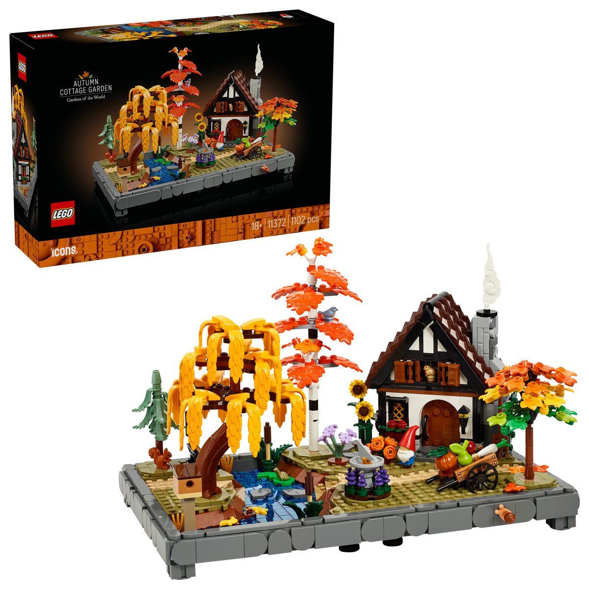 LEGO ICONS GRADINA DE CABANA TOAMNA 11372 [ps:4ea26707-6c61-43a9-b71b-dccdac3063f9]