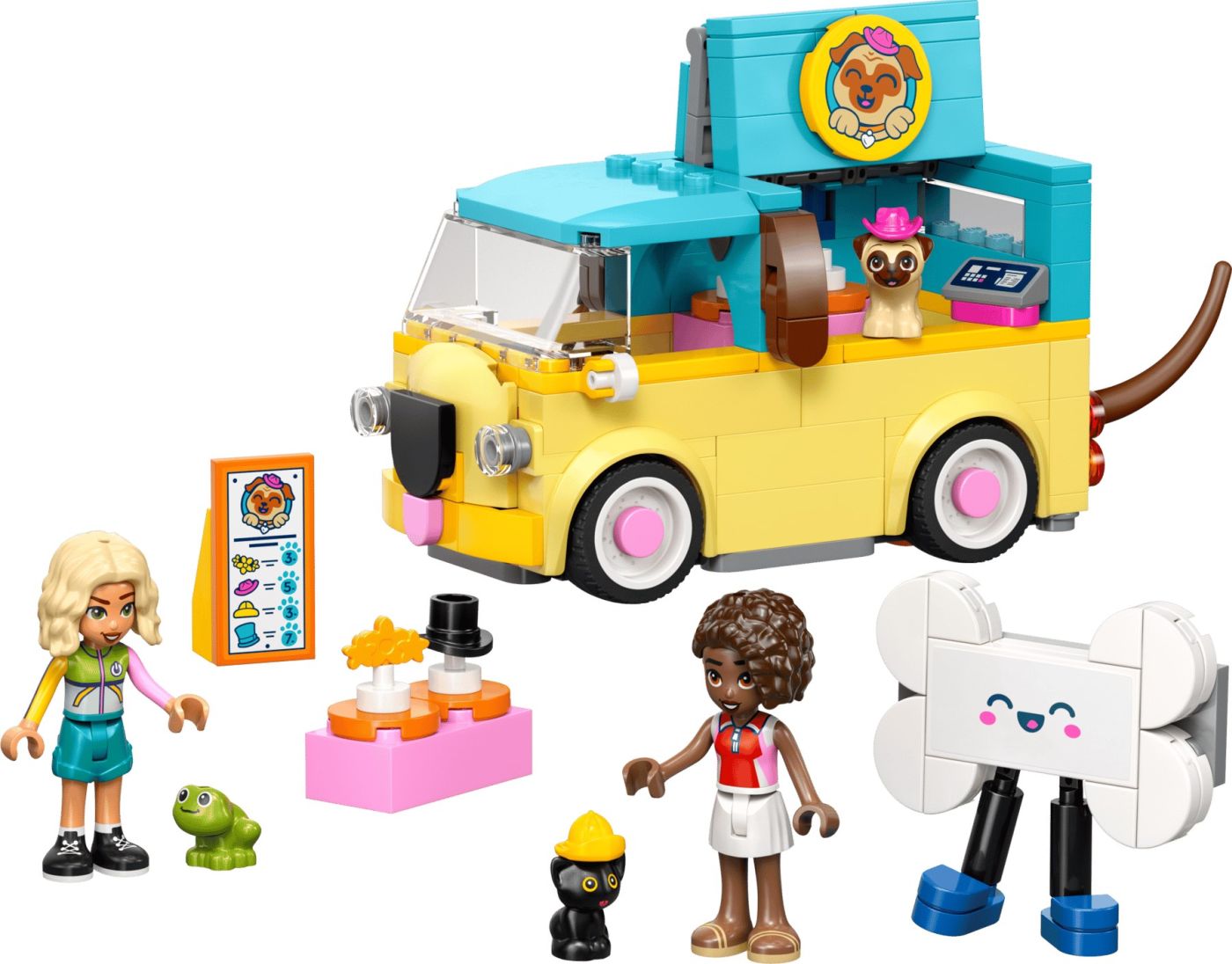 LEGO FRIENDS FURGONETA CU ACCESORII PENTRU ANIMALE DE COMPANIE 42678 [ps:7d847b8b-daeb-4bee-b3fa-5cc037474016]