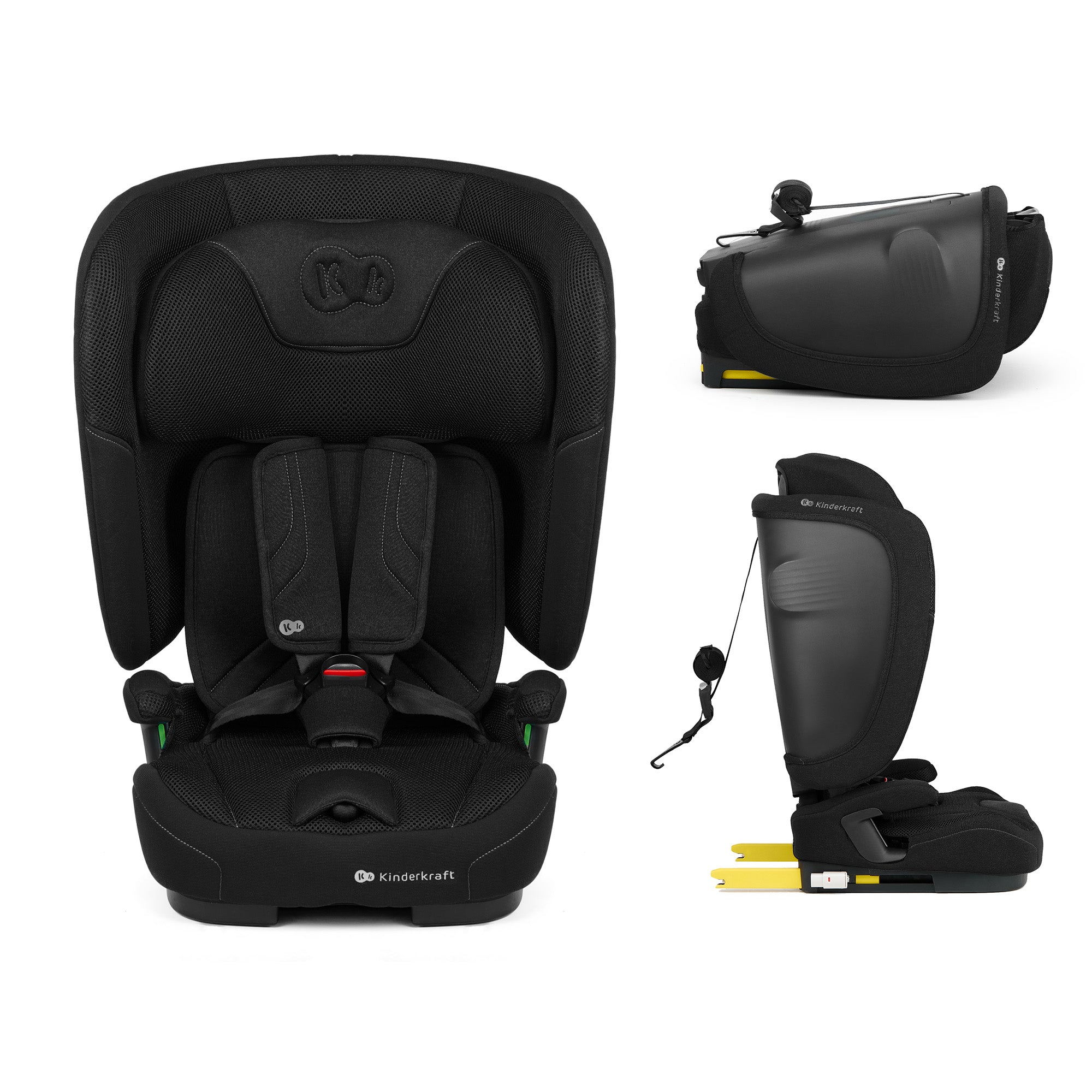 SCAUN AUTO KINDERKRAFT FIX2GO 76-150 CM, BLACK [ps:001d0e46-d710-4c30-823f-fe424798a4d3]