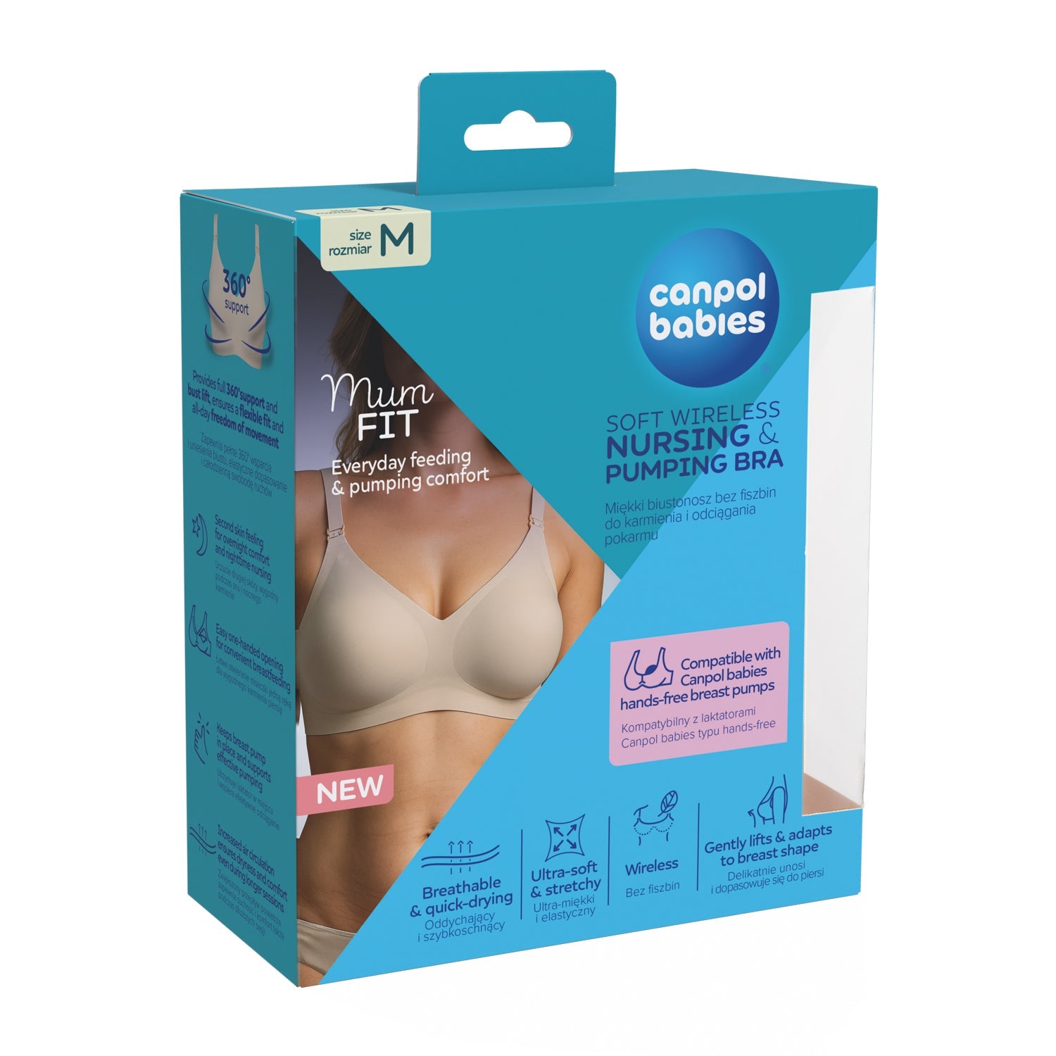 Sutien de alăptare MumFit, mărimea S, 78/013 Canpol babies - Imagine 11