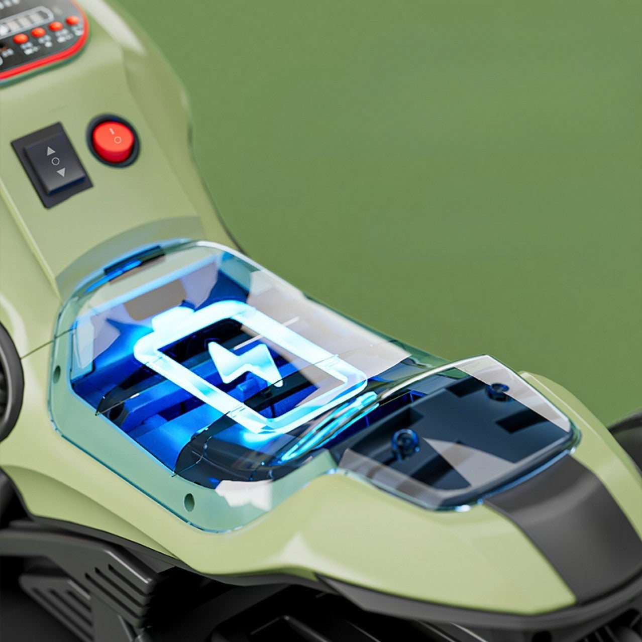 Motocicletă Electrică Flippy, Verde, cu Bluetooth și Lumini - Verde (11) [ps:212486f8-d7a1-46a5-9256-92d862e0c6a3]