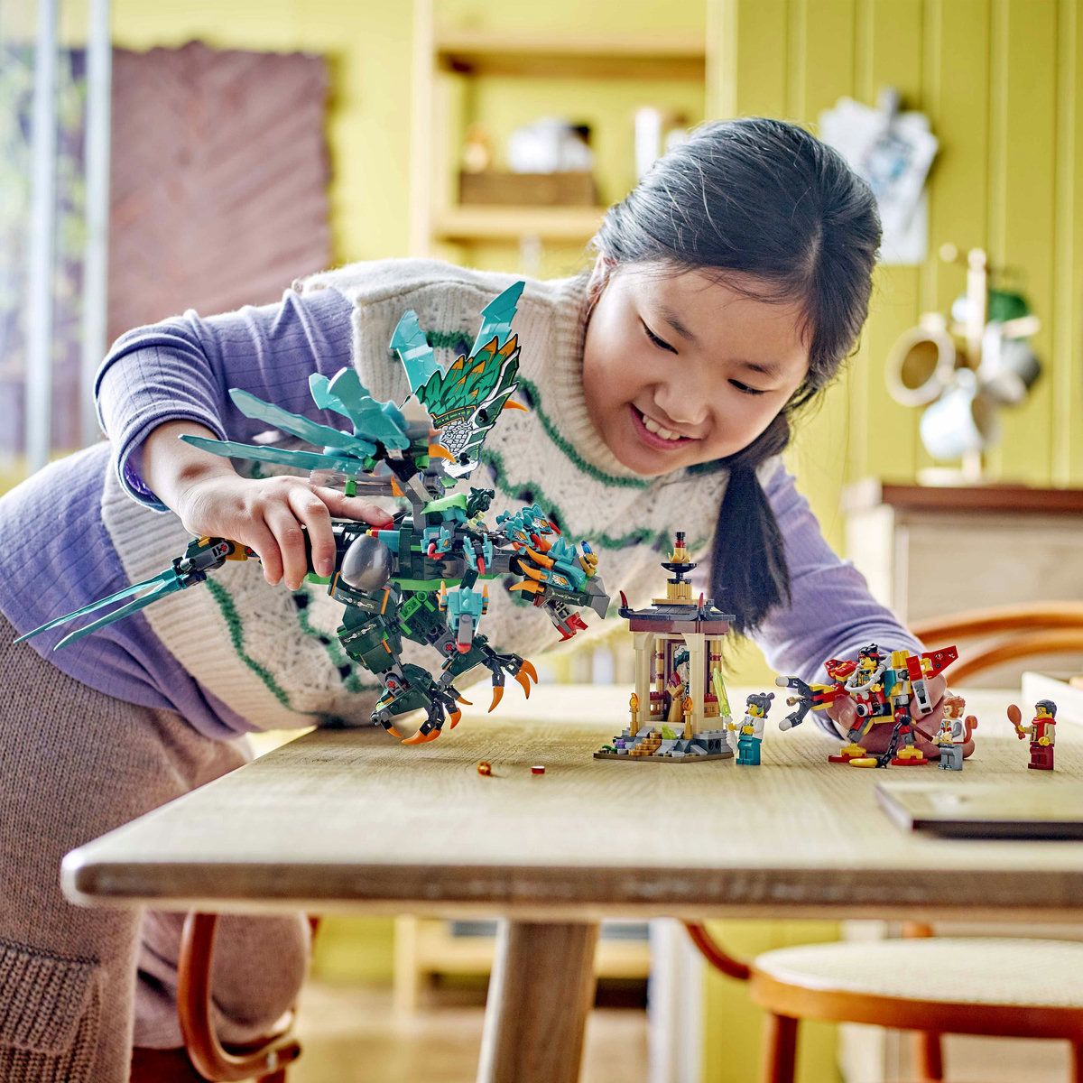 LEGO MONKIE KID BESTIA CU NOUA CAPETE 80056 - Imagine 6 [ps:06eb8051-99b4-4771-a0a0-832b5269ec44]