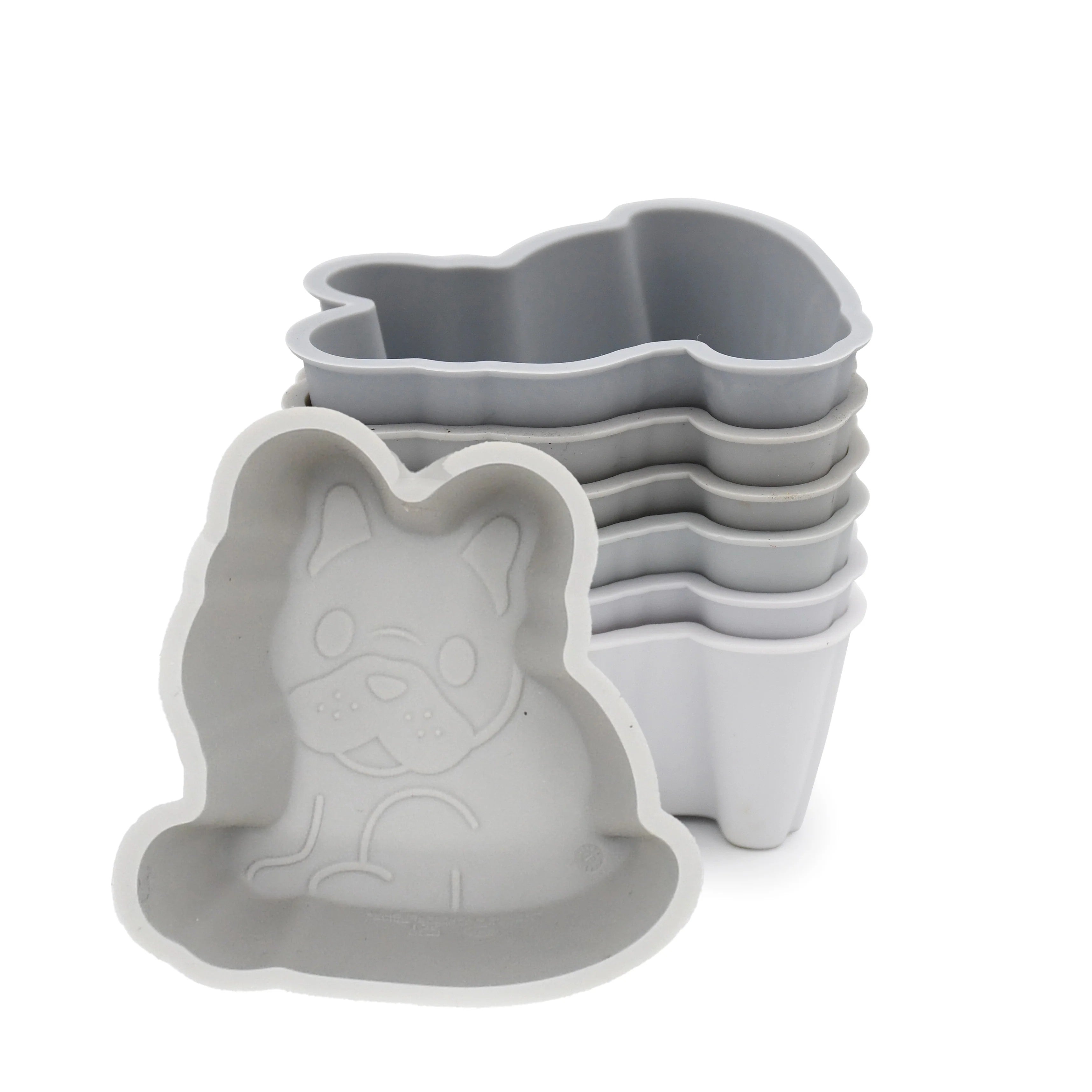 SET 6 FORME DE GATIT SILICON, MELII, MULTICOLOR - Imagine 11