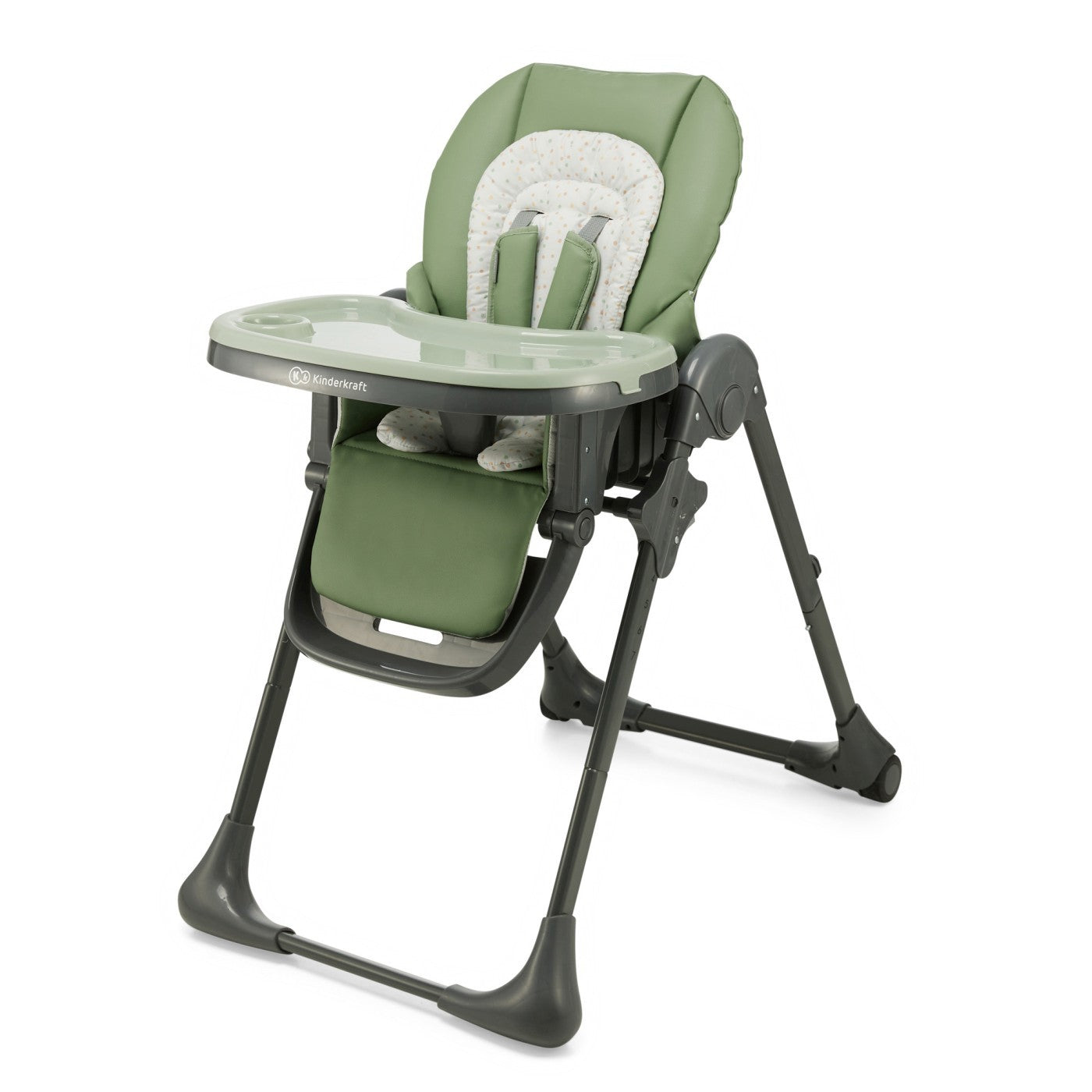 SCAUN DE MASA KINDERKRAFT TUMMIE, PLIABIL, GREEN - Imagine 11