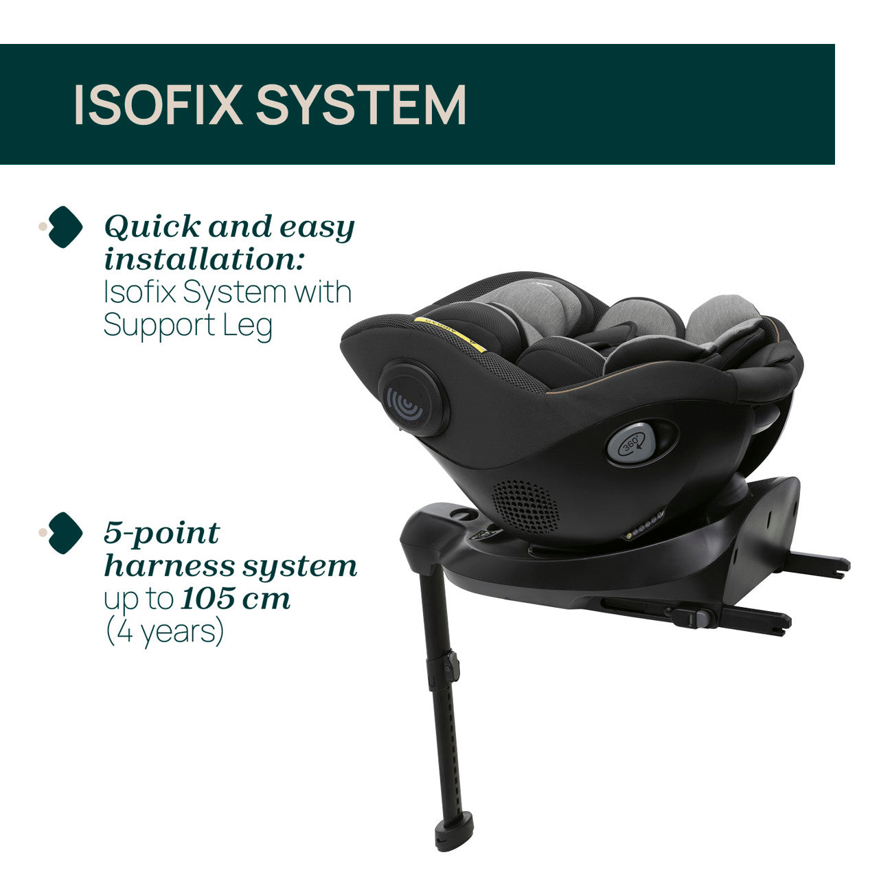 Scaun auto rotativ cu baza isofix Chicco Seat 105 - Negru (11) [ps:0eb40020-384e-414e-bf4f-6484c68545fe]