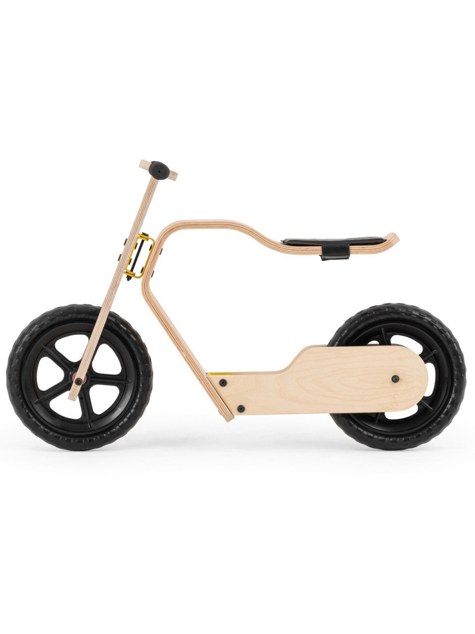 Bicicleta fara pedale MamaToyz RideMe, din lemn natural - Imagine 11